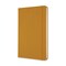Moleskine Classic Leather Notebook - Amber Yellow, Large, Ruled, 5" x 8-1/4"
